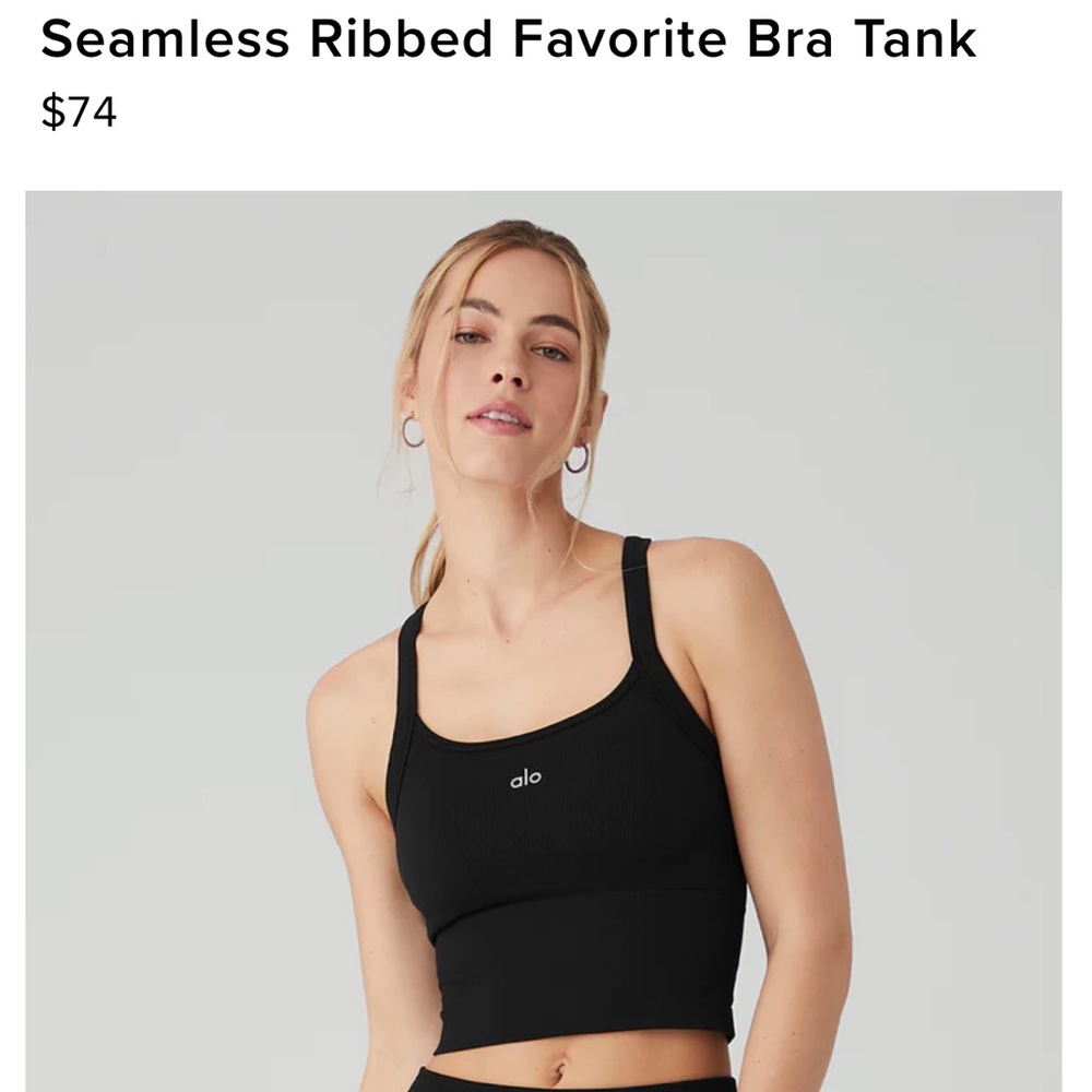 ALO SEAMLESS RIBBED TANK